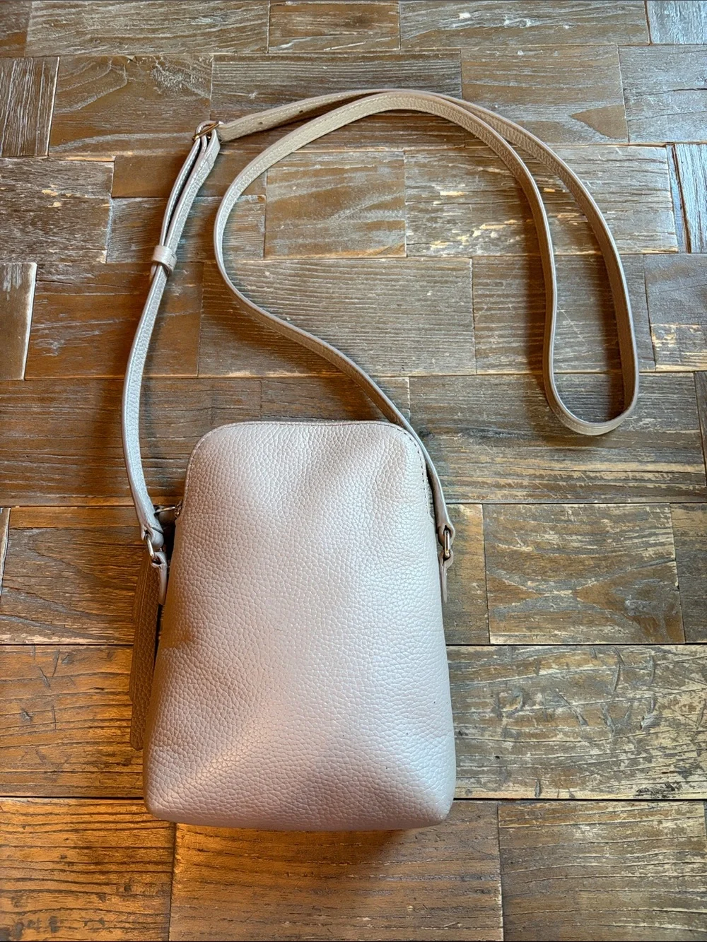 Draper James Pebbled Leather Mini Crossbody Bag